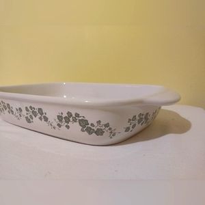CORELLE Cordinates STONEWARE 9 x 13 Baking Dish Ivy Pattern